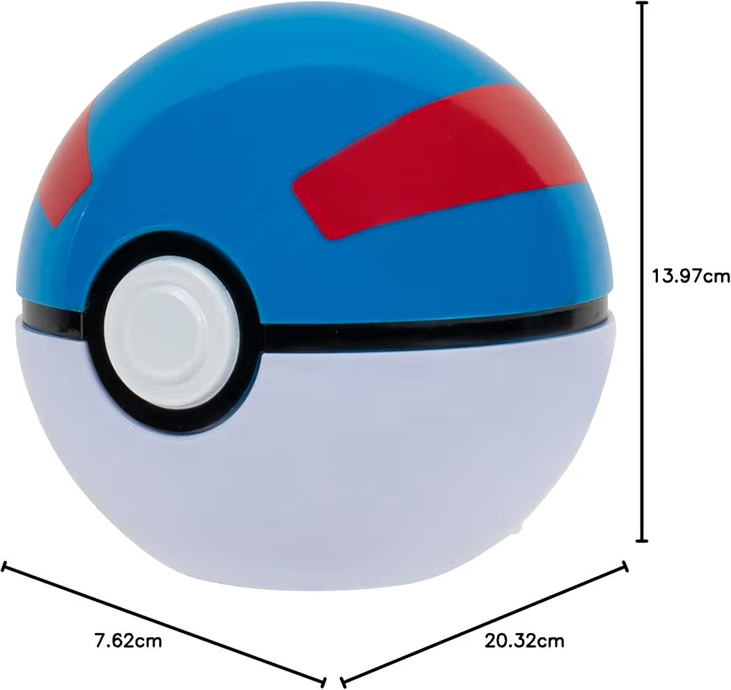 Pokémon Clip’n’Go Alola Vulpix con Super Ball PKW3135 Personaggio 5 cm