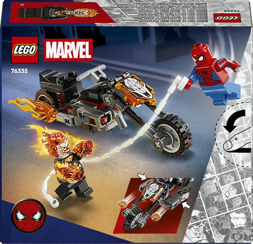 LEGO Marvel 76335 Spider-Man vs Ghost Rider in Motocicletta