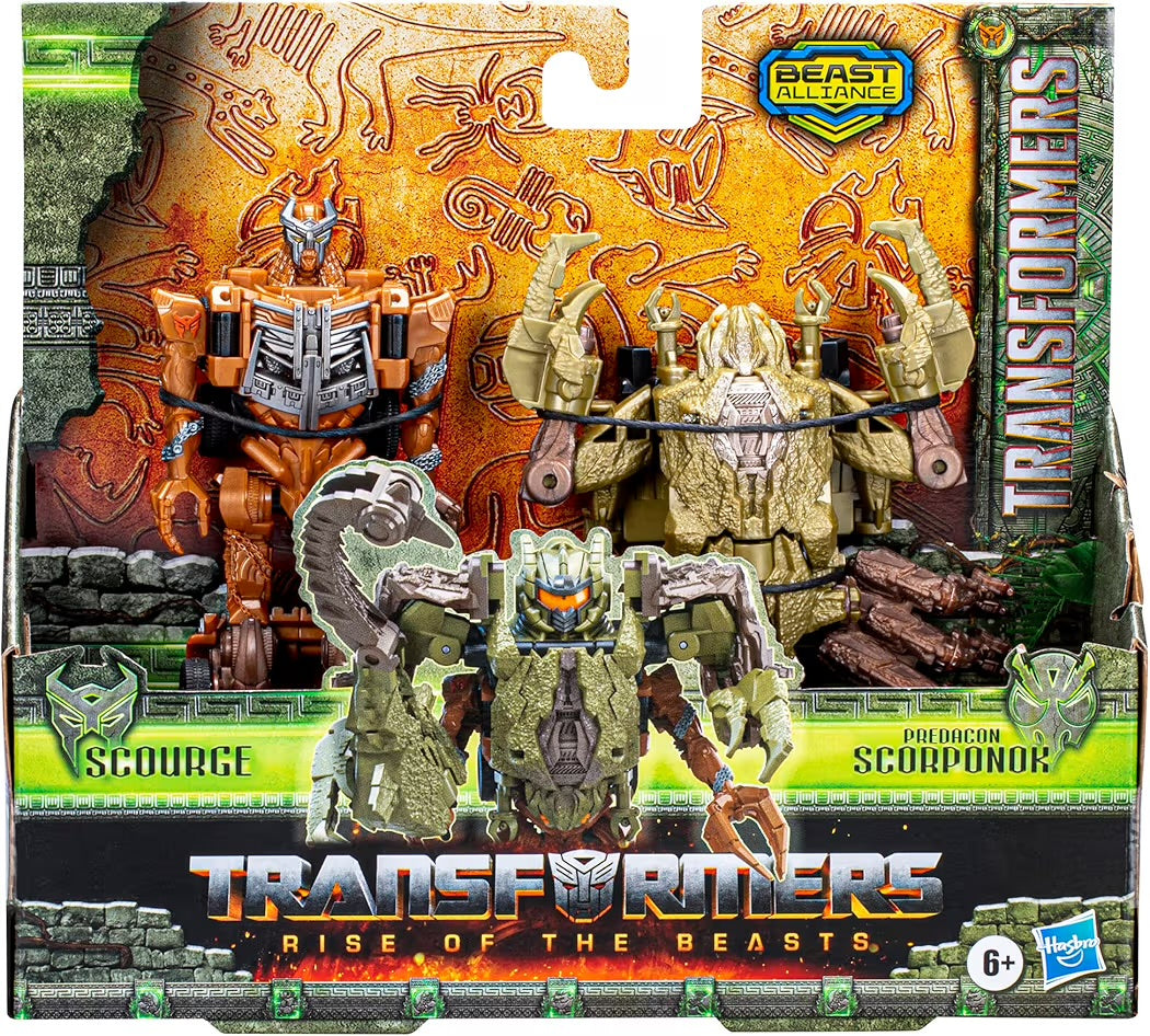 Hasbro Transformers Beast
Alliance Il Risveglio Scourge e Predacon Scorponok Rise of the Beasts