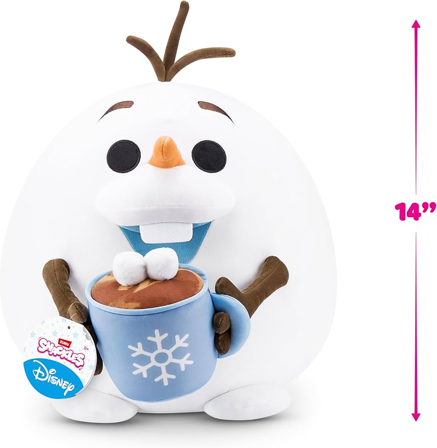Snackles Frozen Olaf Disney peluche da 35 cm di ZURU