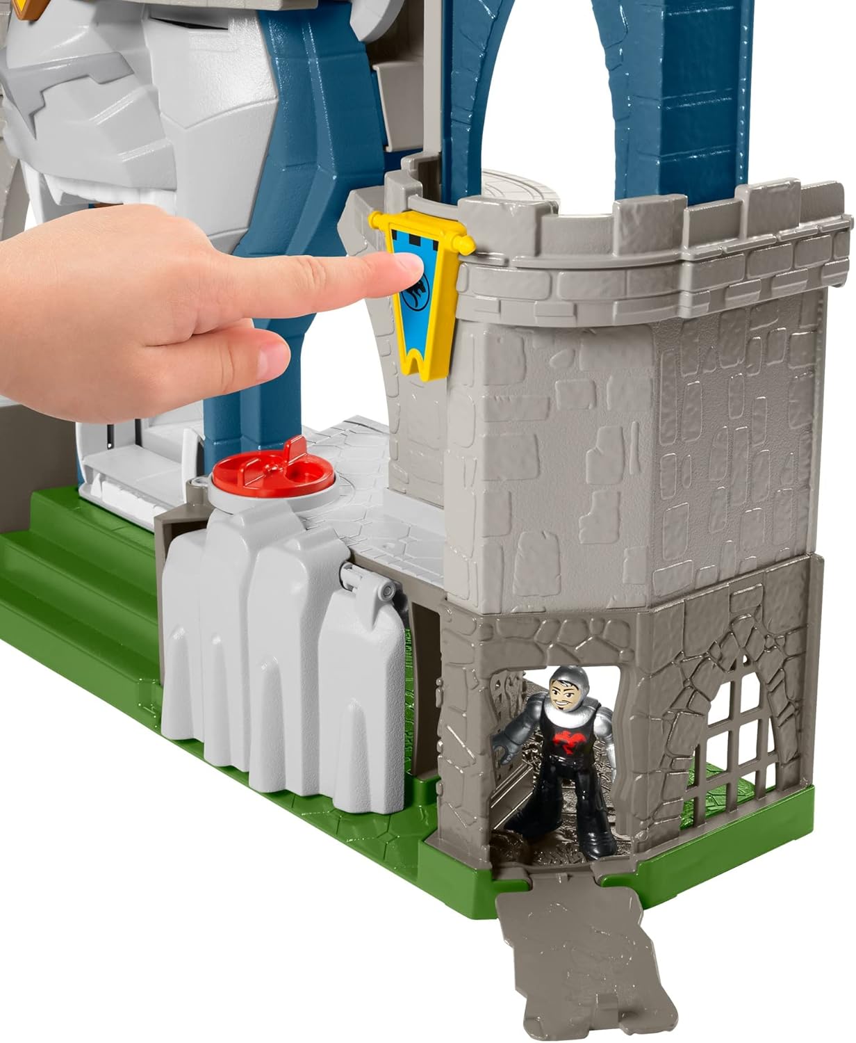Fisher-Price Imaginext Castello del Leone HCG45 Playset Medievale con Personaggi Torre e Prigione Giocattolo 3+ Anni