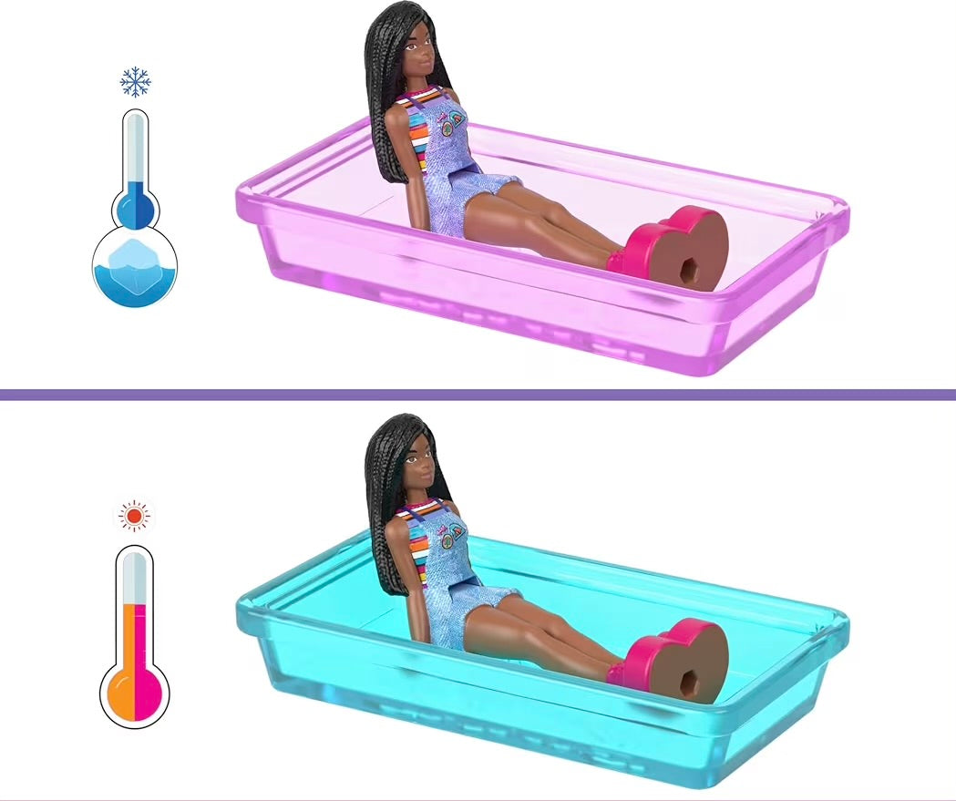 Mattel Barbie Mini BarbieLand Camper dei Sogni HYF39 con Mini Bambola e Veicolo