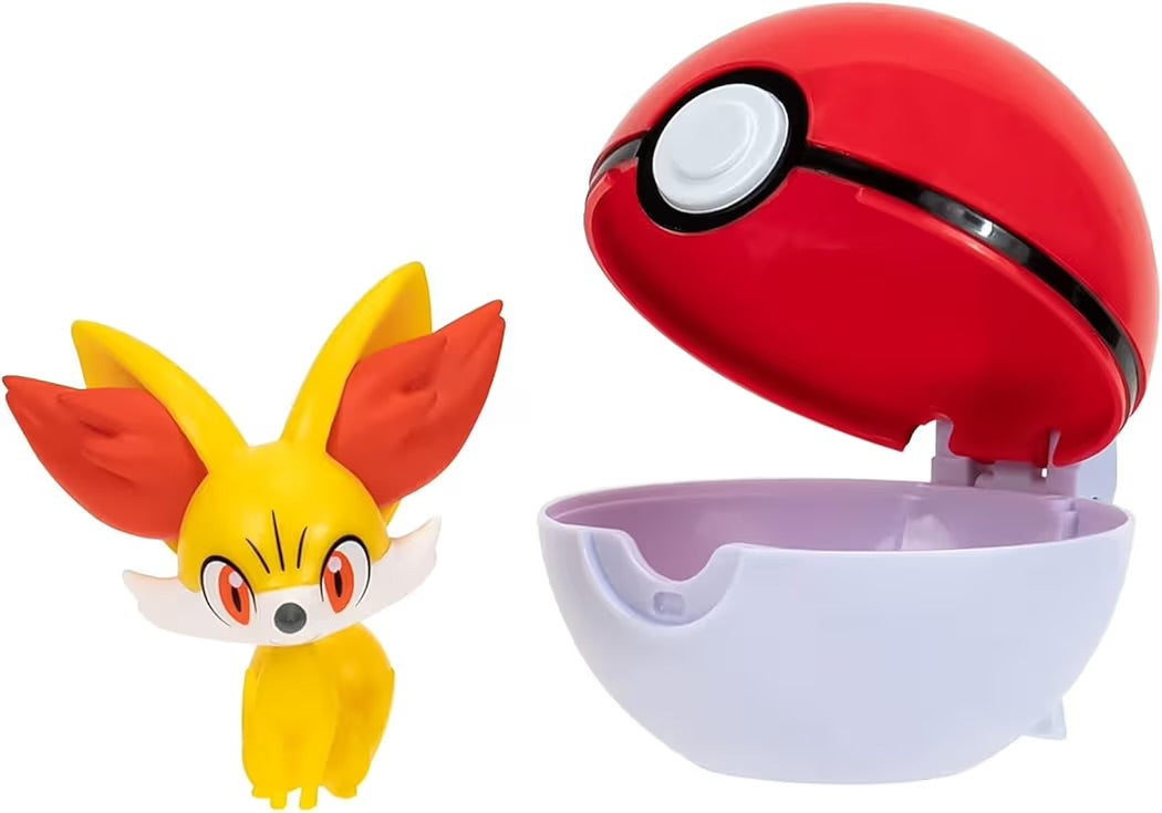 Pokémon Clip’n’Go Fynx con Poké Ball PKW3132 Personaggio 5 cm