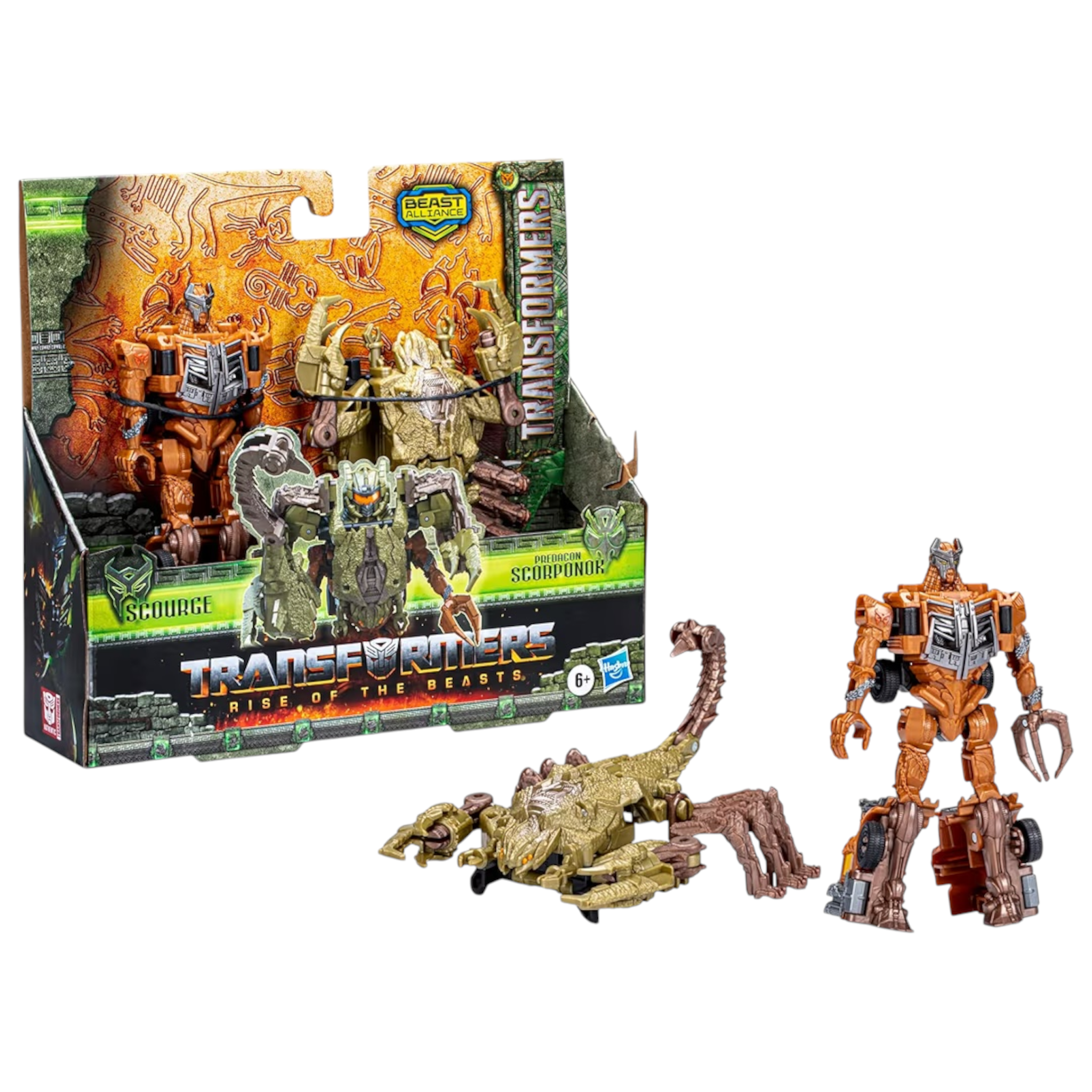 Hasbro Transformers Beast
Alliance Il Risveglio Scourge e Predacon Scorponok Rise of the Beasts