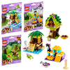 LEGO Friends Pets 3 pz Il Parco Giochi del Gatto, Il Rifugio dello Scoiattolo e La Piccola Oasi della Tartaruga