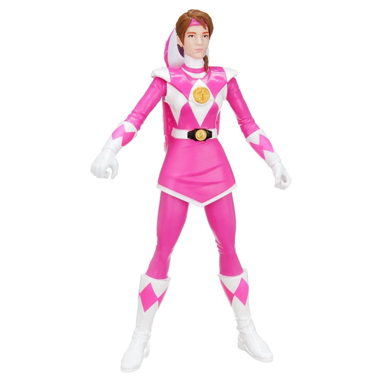 Hasbro Power Rangers Mighty Morphin Pink Action figure Hero da 30 cm con accessori ispirata alla serie TV