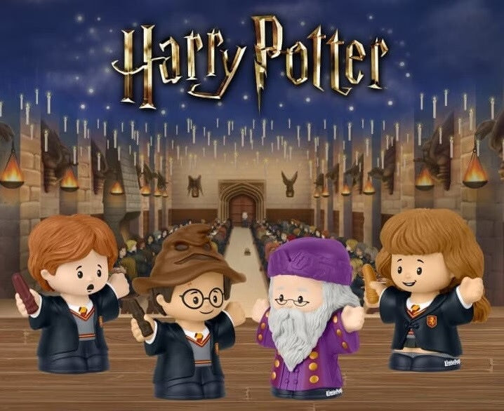 Mattel Fisher-Price Little People Collector Harry Potter e la Pietra Filosofale Edizione Speciale Film set per adulti e fan 4 personaggi