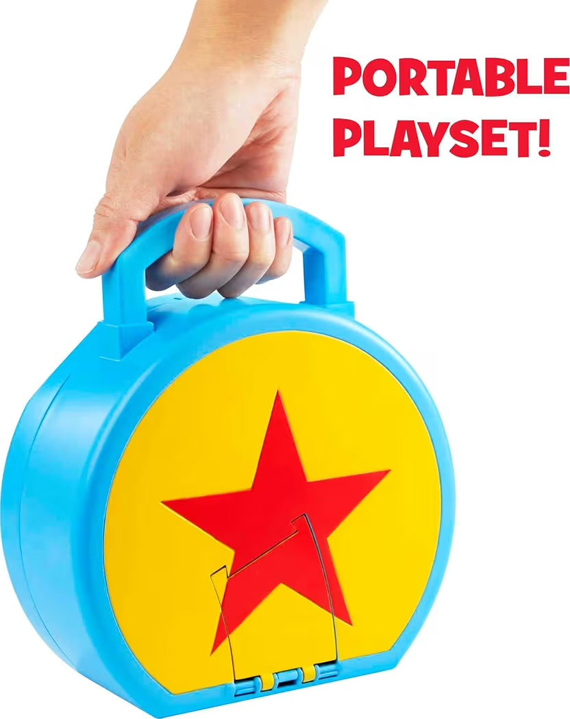 Mattel Disney Pixar Playset Valigetta 2-in-1 Pixar Minis solo 1 personaggio incluso Mr.Incredibile