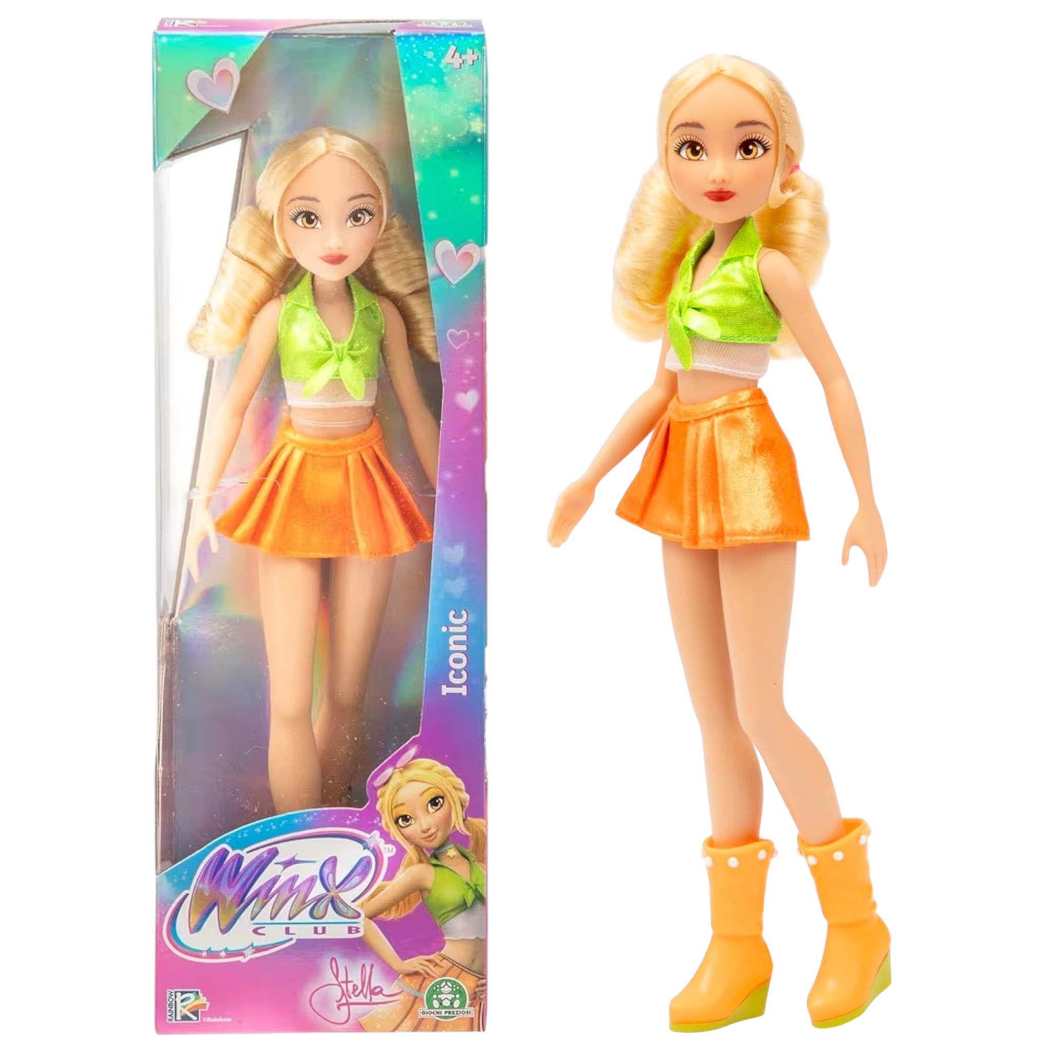 Giochi Preziosi Winx Stella Iconic 27 cm Snodata con Outfit Glamour della Serie TV