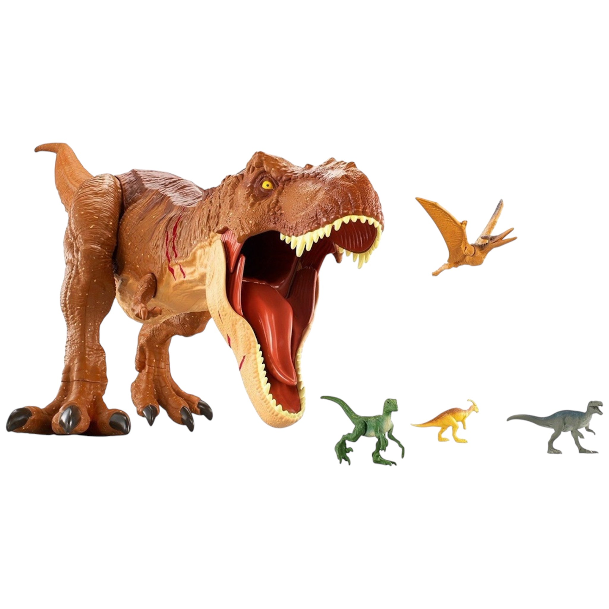 Mattel Jurassic World Camp Cretaceo Super Colossale lungo 100 cm Tyrannosaurus T-Rex Dinosauro Gigante Giocattolo
