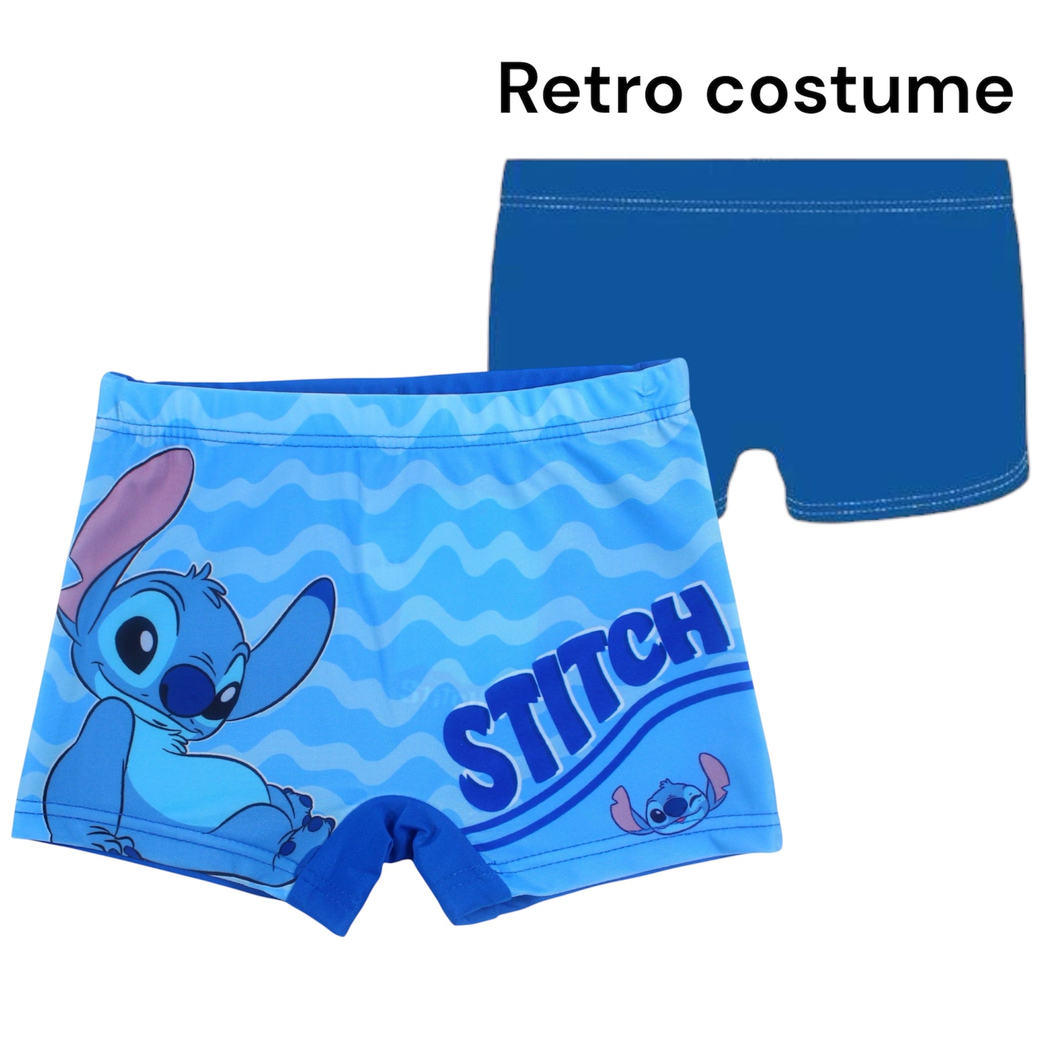 Costume Mare DISNEY STITCH Boxer da Bagno per Bambini per Mare e Piscina