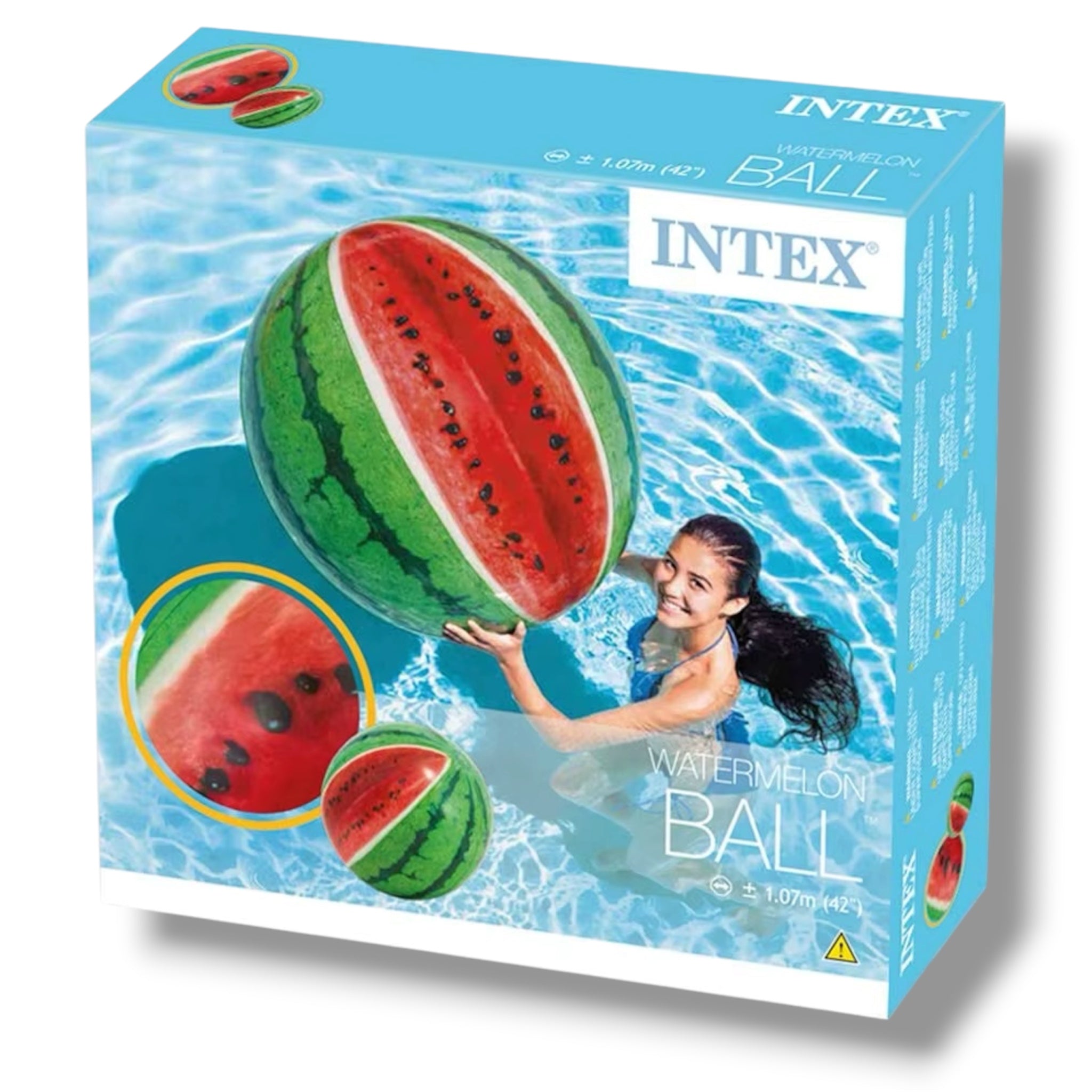 Intex Anguria Watermelon Palla gonfiabile Da Spiaggia,Mare,Piscina e Relax Estivo 107 cm