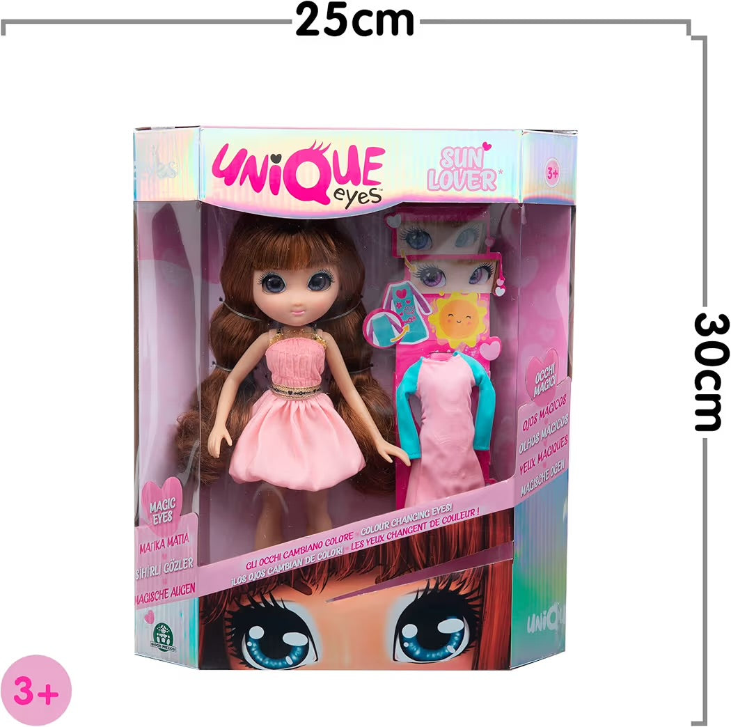 Giochi Preziosi Unique Eyes Sophia Sun Lover con Occhi Che Seguono il Tuo Sguardo e Cambiano Colore Sotto il Sole