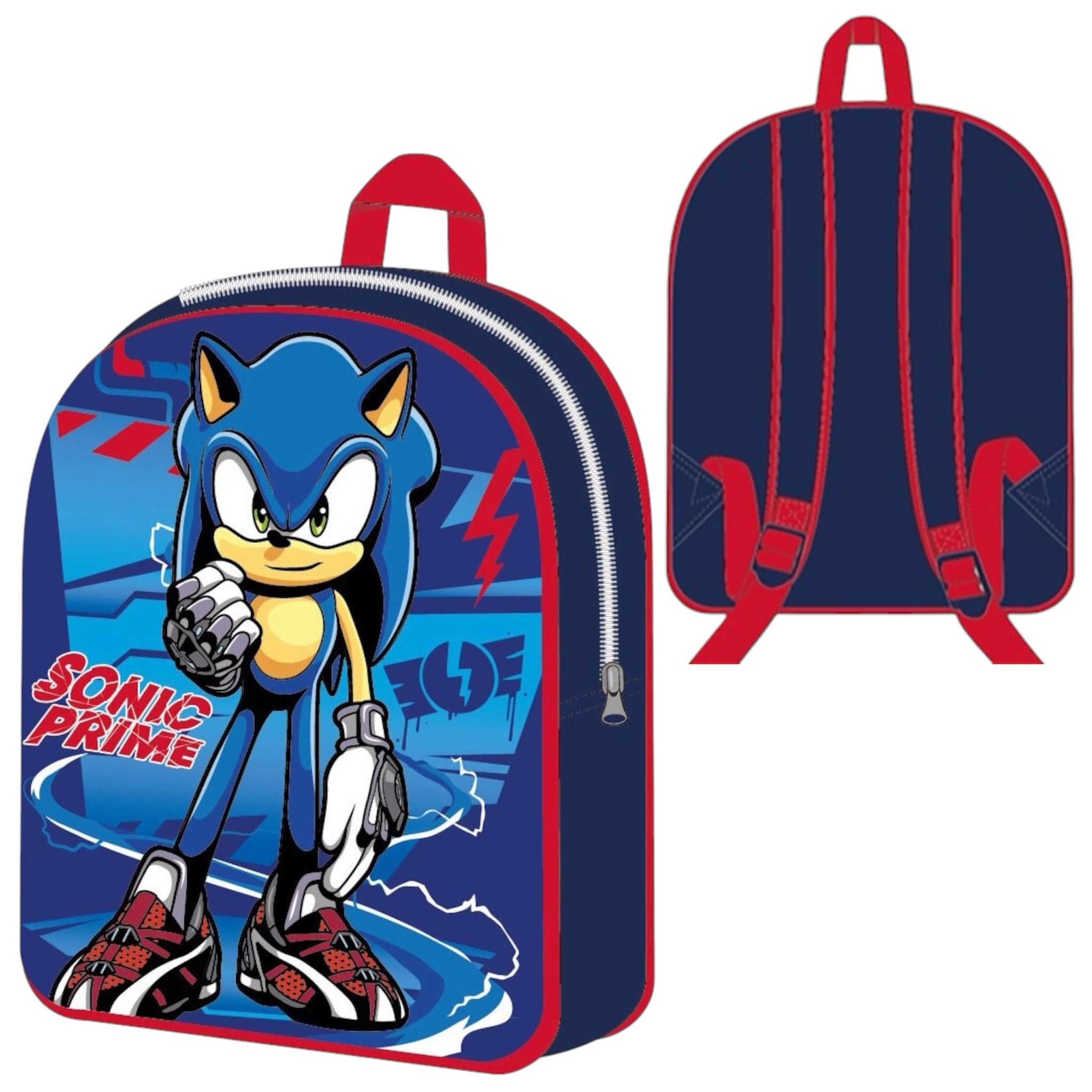 SONIC Zaino Ideale per Asilo e Tempo Libero Estate, Vacanze e Mare