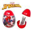 Spiderman Mini Uovo con Sorpresa 5 Pezzi ovetto con Accessori di cancelleria Colori e Disegni per Bambini
