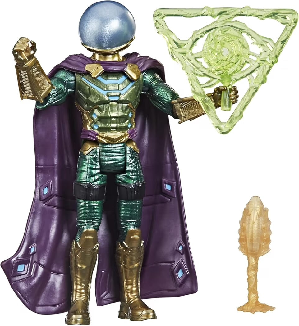 Hasbro Spider-Man Mysterio con armatura Mystery Web Gear Action Figure 15 cm ispirata al film Spider-Man No Way Home