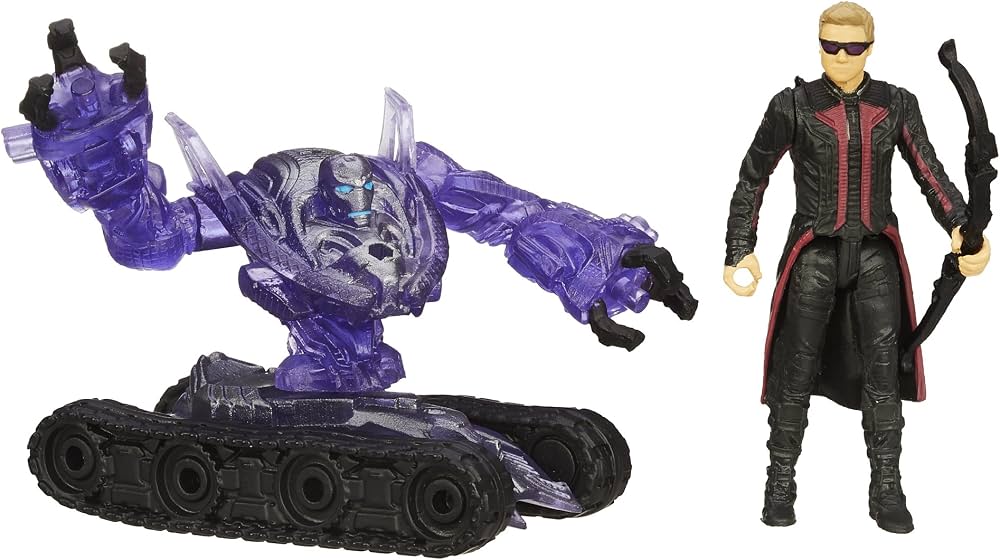 Hasbro Avengers Age of Ultron Confezione di personaggi Hawkeye Vs Sub Ultron 004