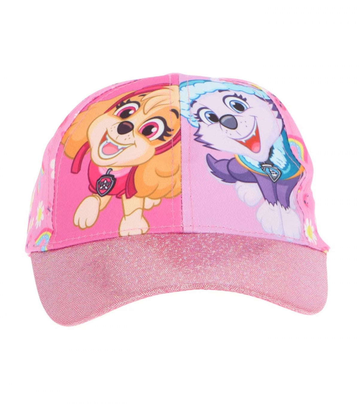 Cappellino Bambina Paw Patrol Skye Everest Baseball con Visiera Parasole Regolabile Velcro 52 cm