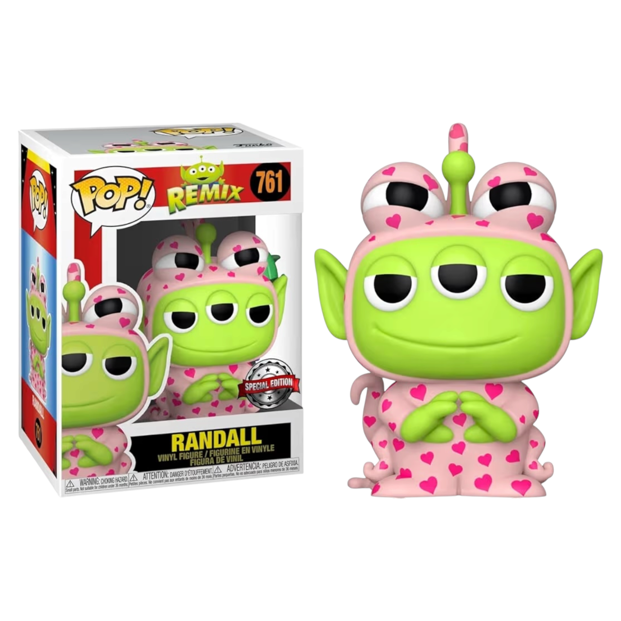 Funko Pop Pixar Randall Alien Remix Pink 761 Special Edition