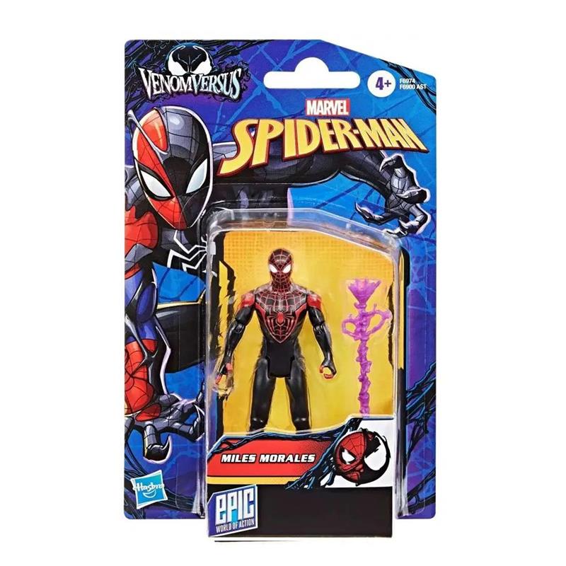 Hasbro VenomVersus Spider-Man Miles Morales Figura 10 cm Epic World Action