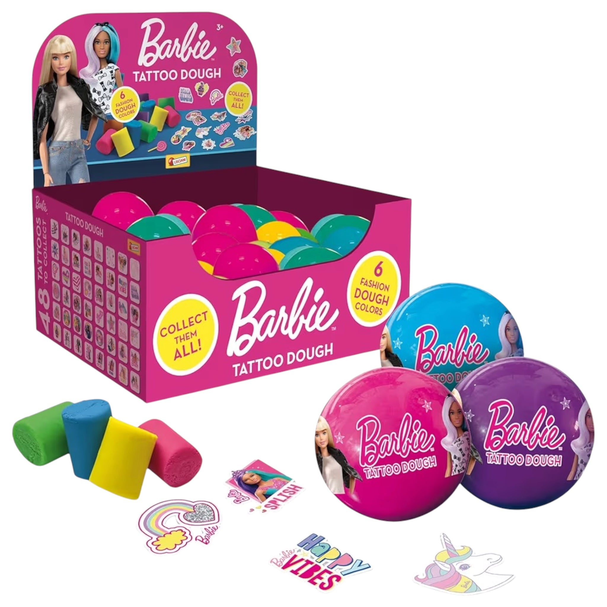 Lisciani Barbie tatuaggio e 100 g di pasta modellabile colorata