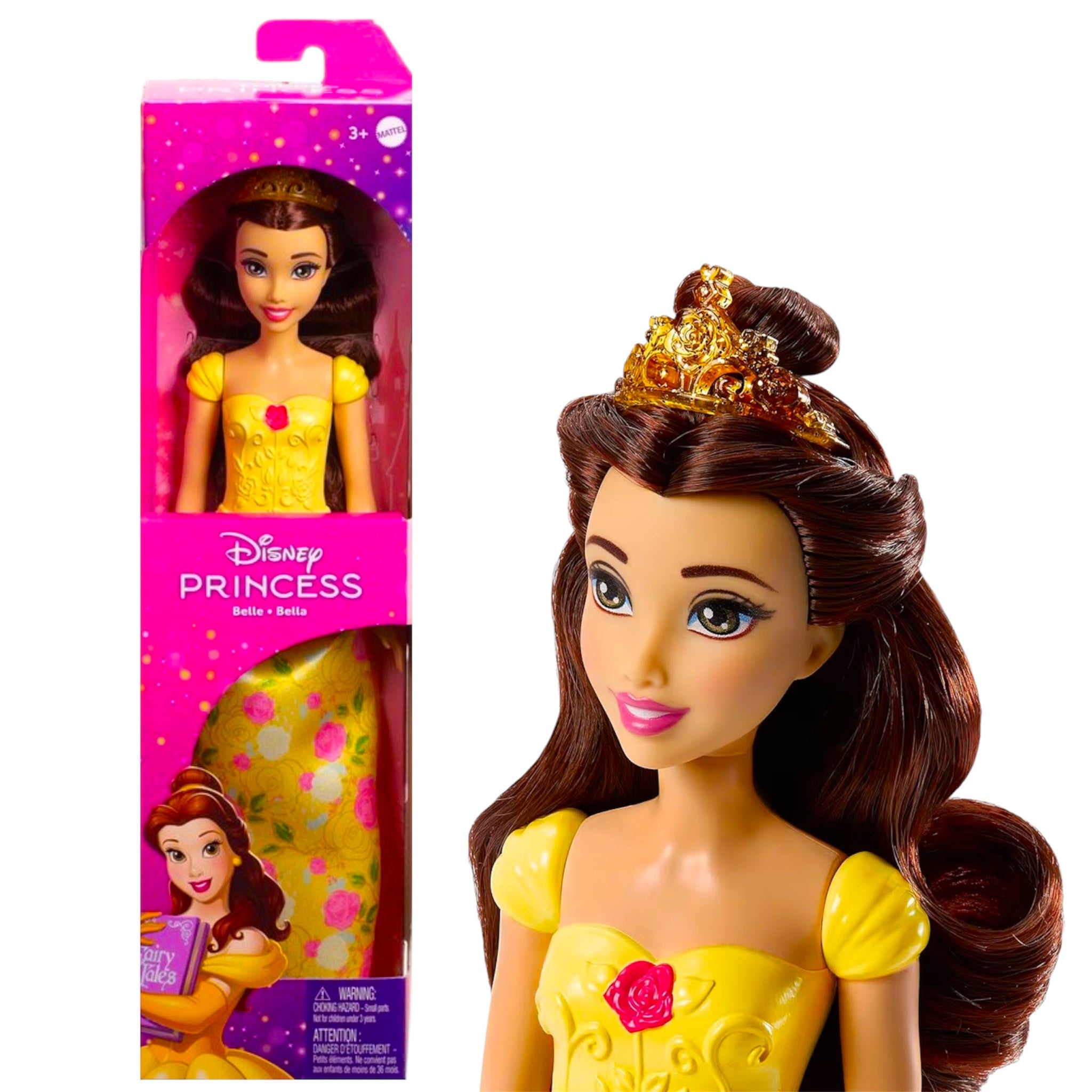Mattel Disney Princess Belle bambola alla moda 28 cm
