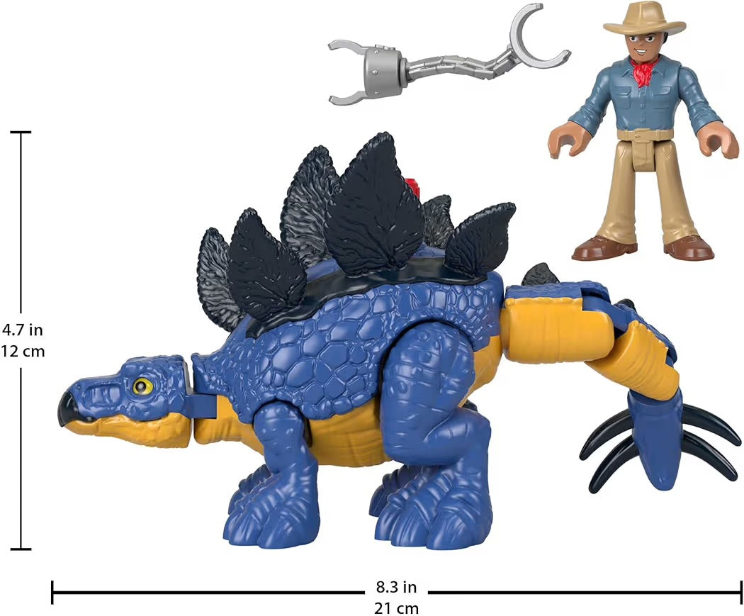 Fisher-Price Imaginext Jurassic World Stegosaurus e Dr. Grant GVV64