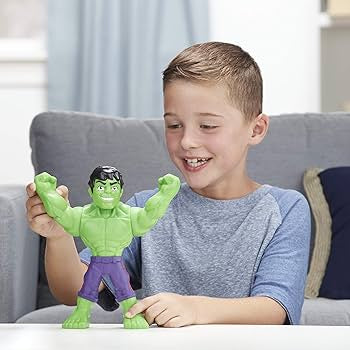 Hasbro Playskool Heroes Hulk action figure 25 cm Marvel Super Hero Adventures Mega Mighties E4149ES0