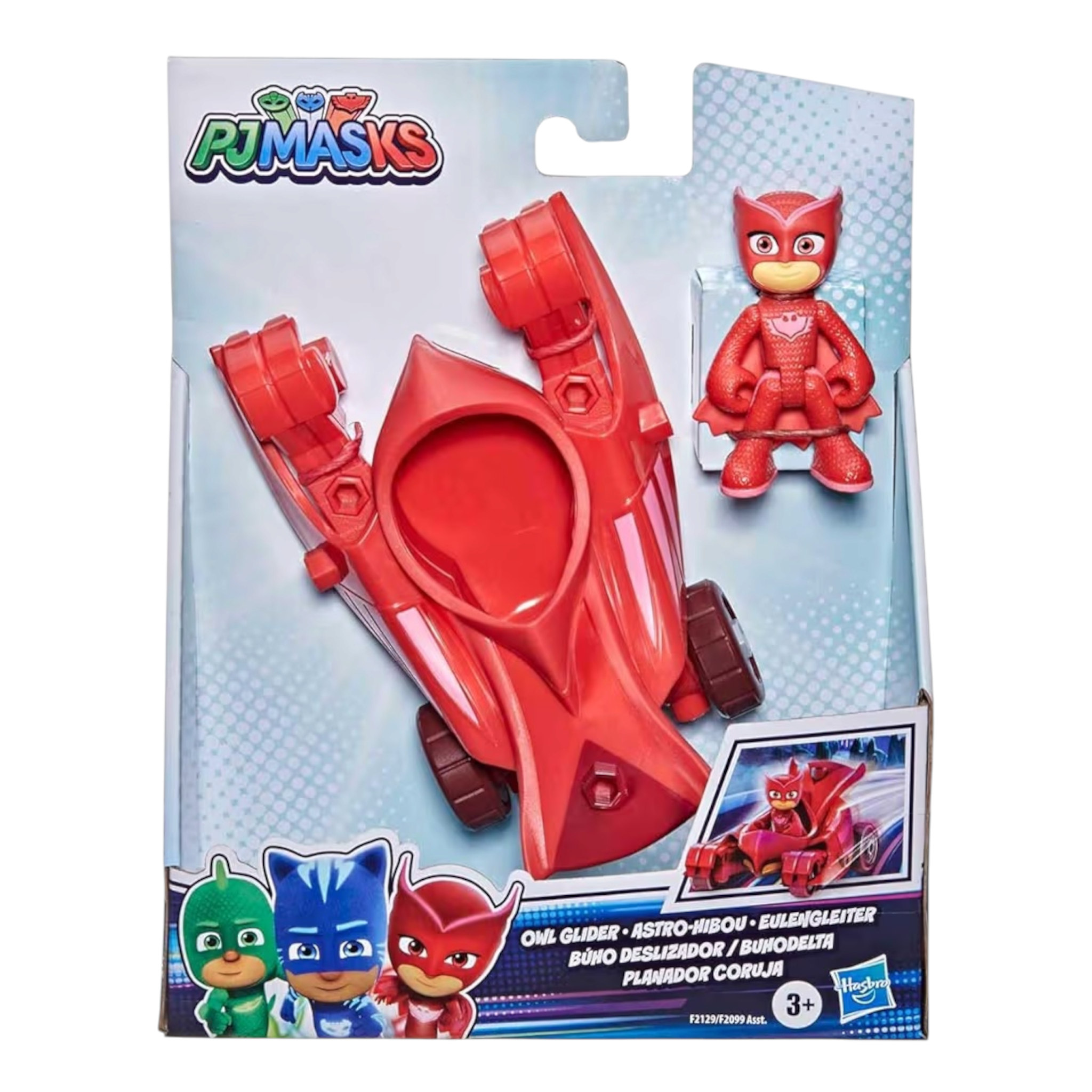 Hasbro PJ Masks Gufetta Owl Glider Veicolo e Personaggio