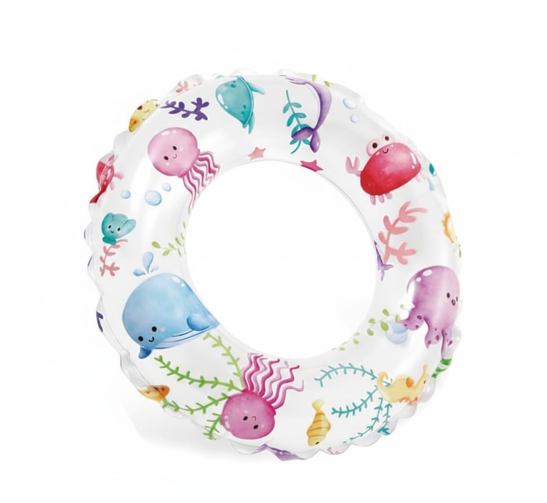 Intex Salvagente Gonfiabile con Animali acquatici 51 cm per Bambini | Mare, Spiaggia e Piscina
