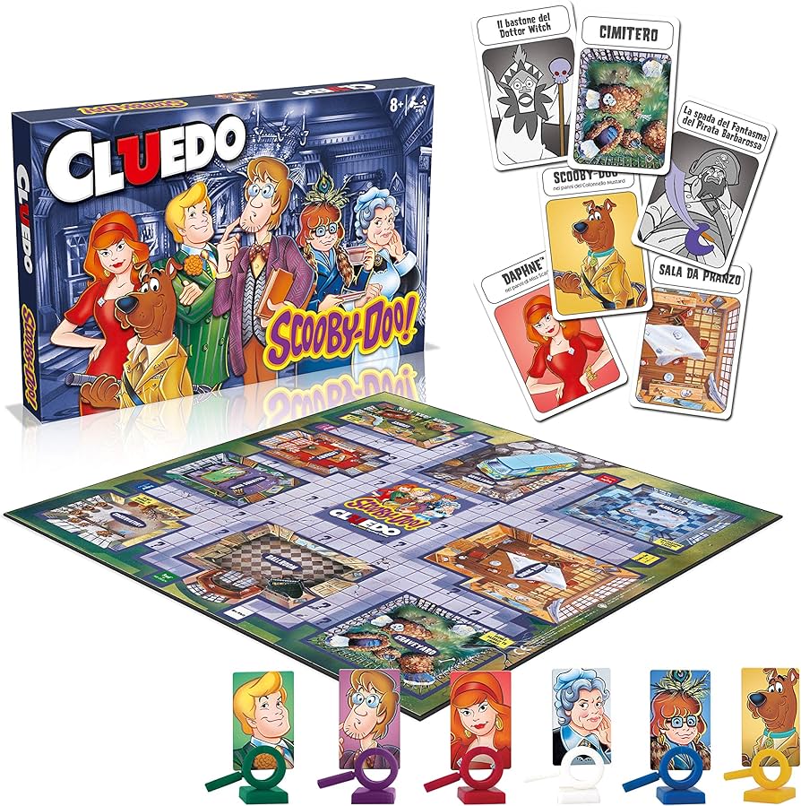 Cluedo Scoody Doo Gioco da tavolo 8+ anni