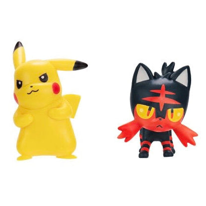 Pokémon Battle Figure Pikachu E Litten da collezione