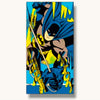 Telo mare BATMAN Asciugamano da bagno 140 x 70 cm asciugamano in microfibra per bambini piscina spiaggia