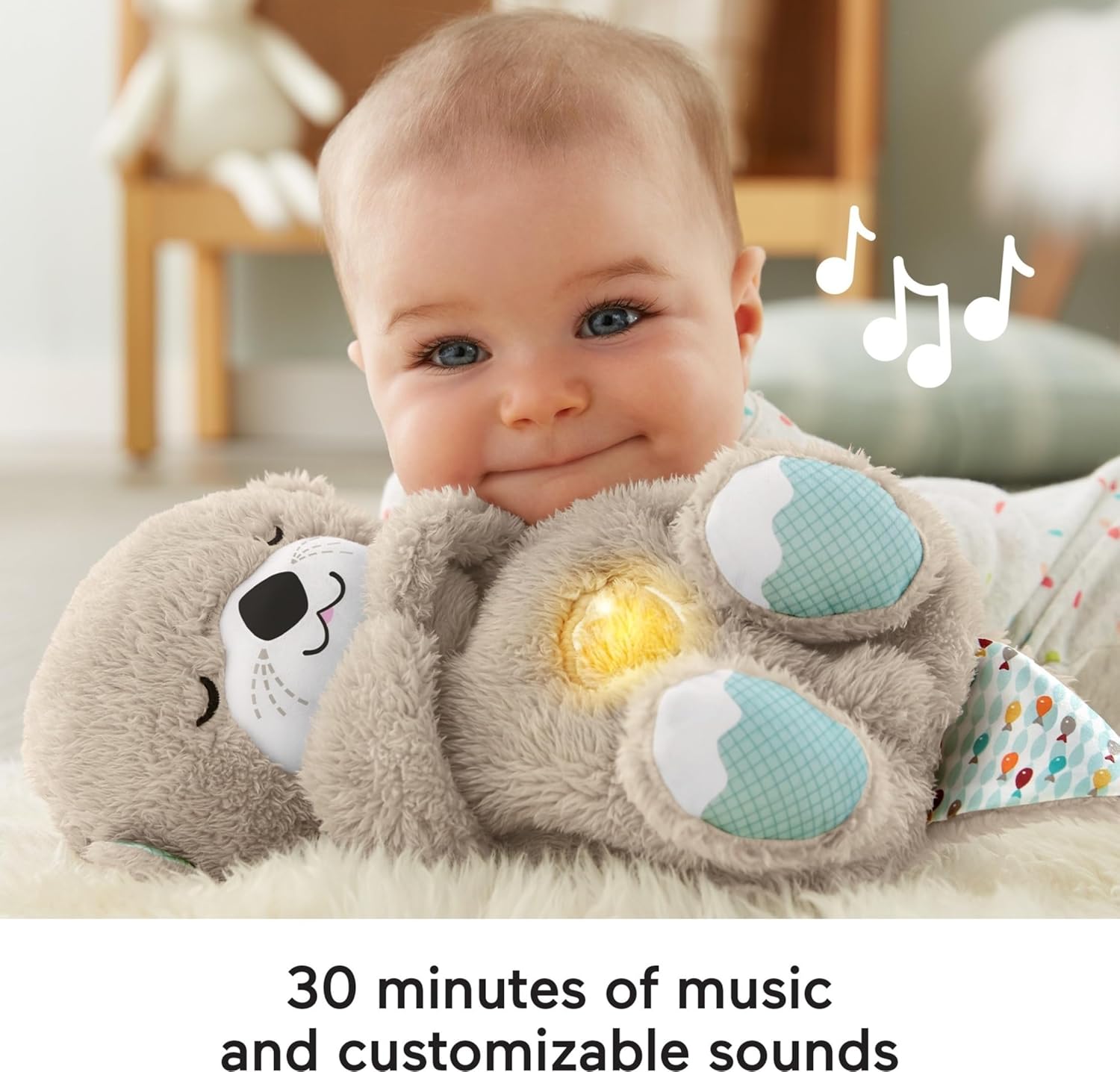 Fisher-Price Lontra Coccola & Relax Carillon Neonati 0+ Mesi