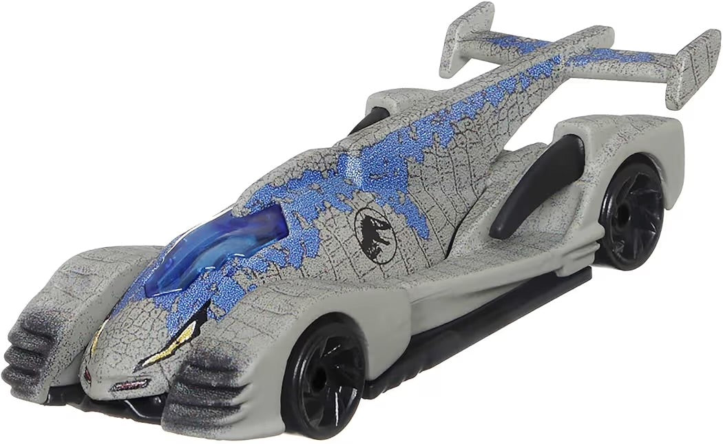 Mattel Hot Wheels Jurassic World Veicolo Velociraptor Blue