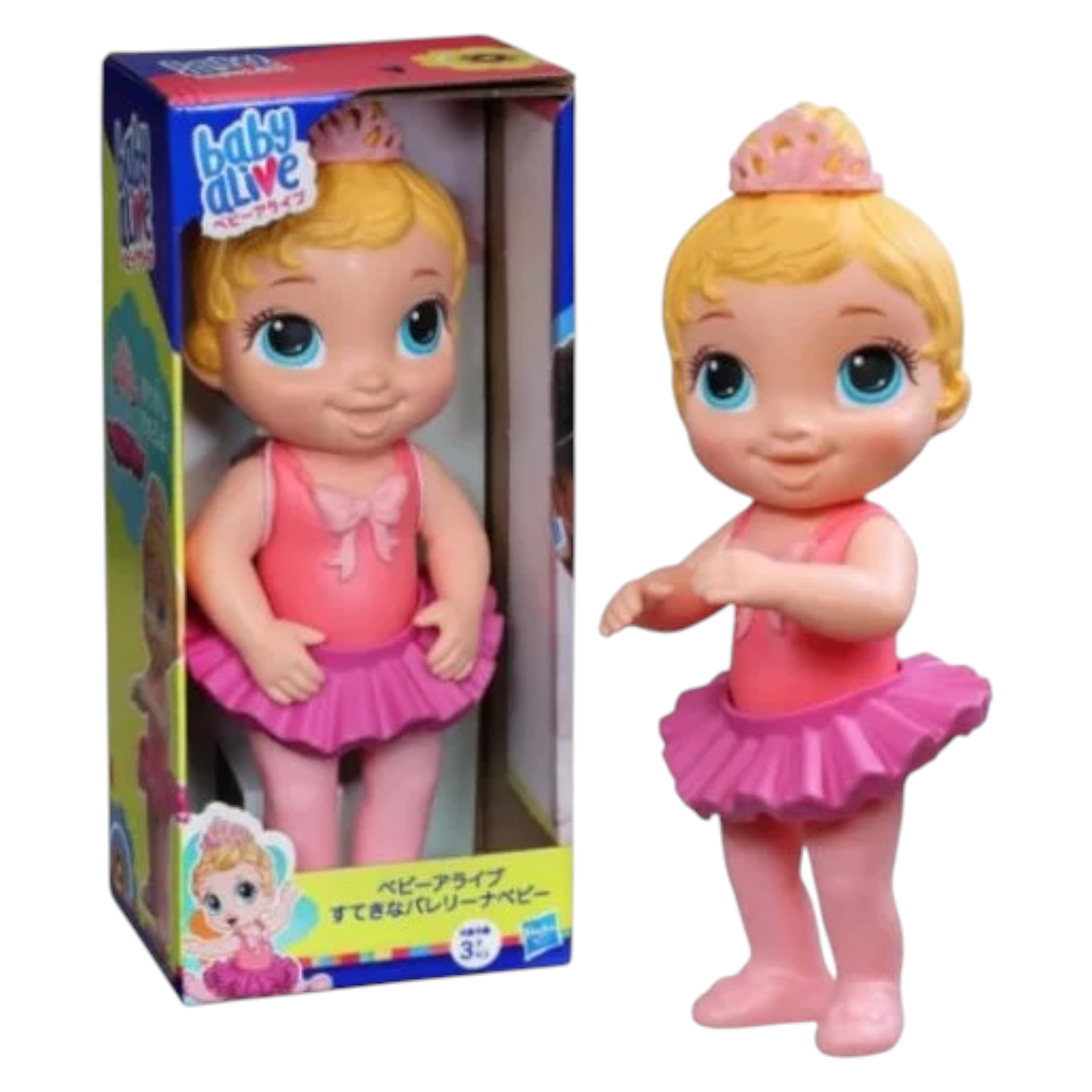 Hasbro Baby Alive Sweet Ballerina Baby Doll 27 cm con Tutù Pink Dress Blonde Hair