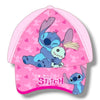 Cappellino Rosa DISNEY STITCH da baseball Misura 52 cm Parasole Regolabile Velcro