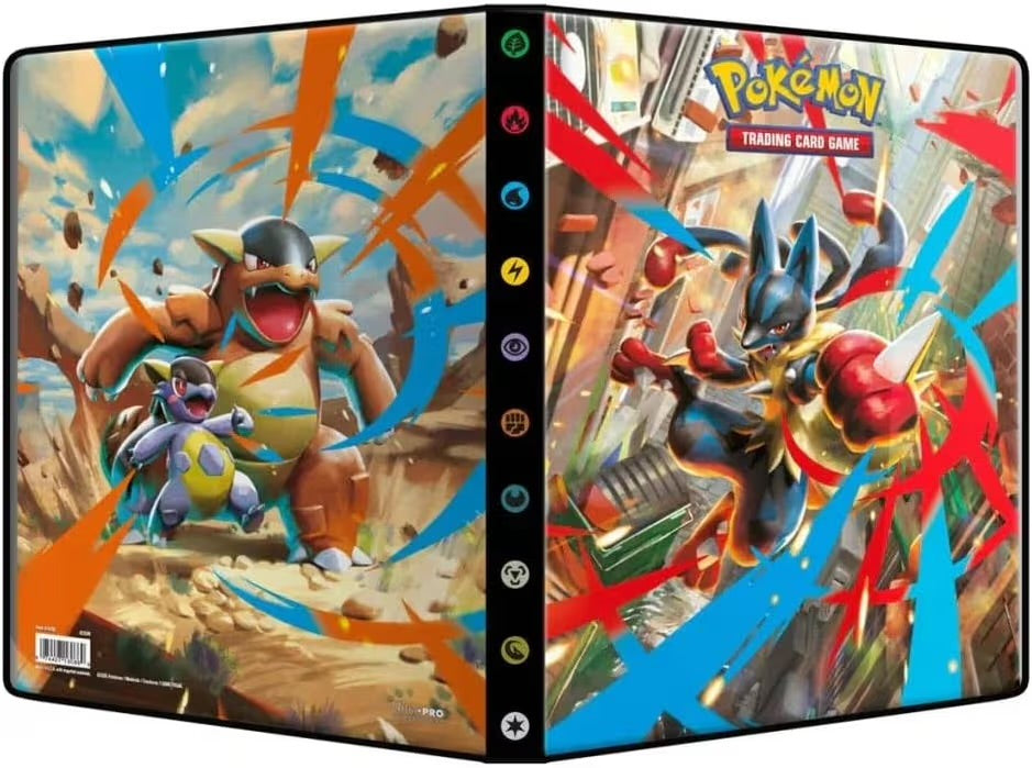 Pokémon Raccoglitore Ultra Pro Mega Evolution Album Porta Carte 9 Tasche da 252 Carte Collezionabili TCG