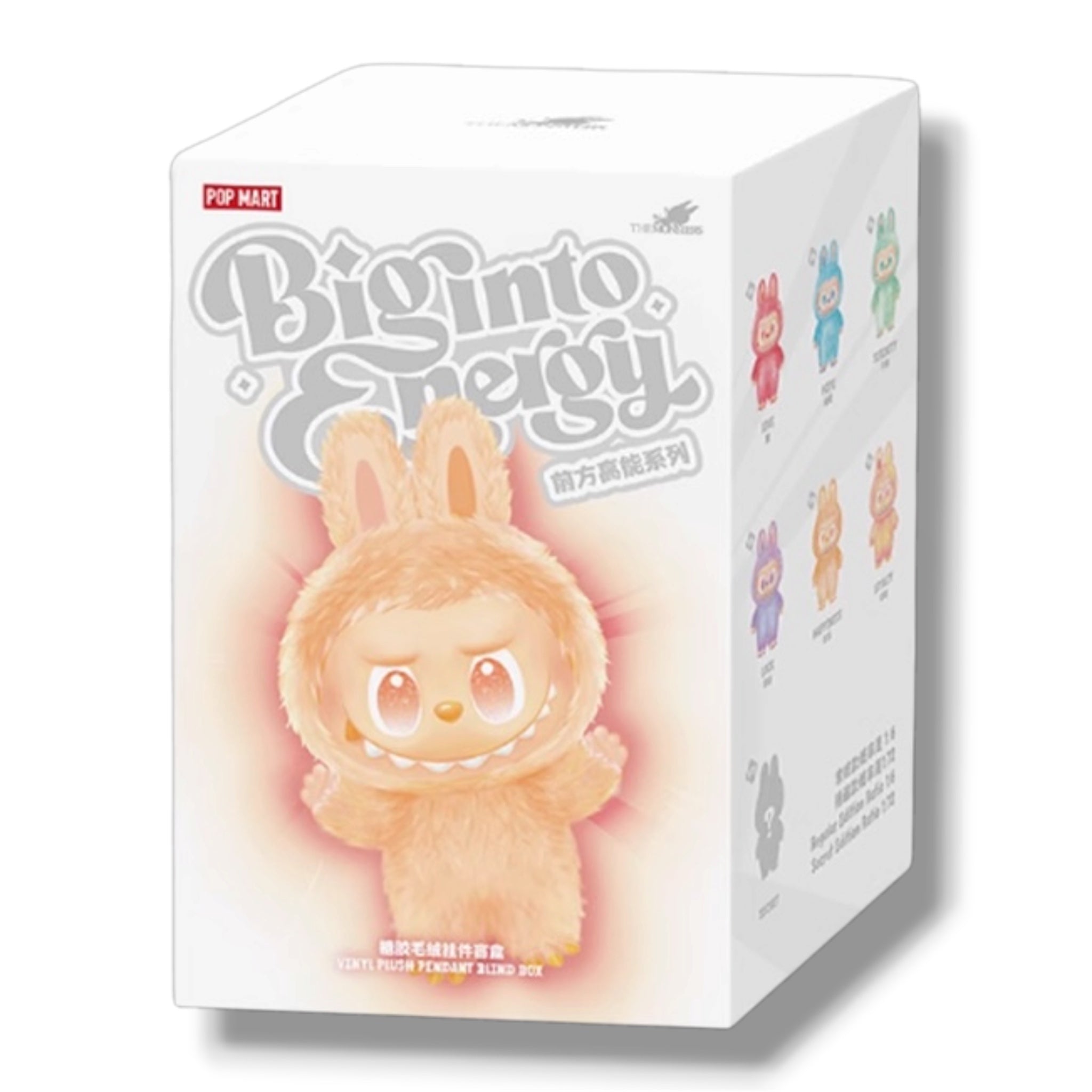Pop Mart Labubu The Monsters Big into Energy Series Scatola a Sorpresa – Peluche 100% Originale con Codice QR per Verifica Autenticità