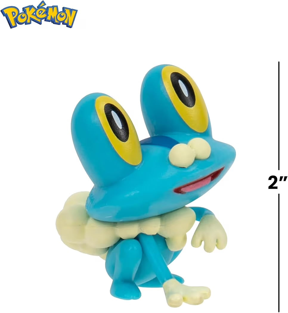Pokémon Clip’n’Go Froxy con Poké Ball PKW3133 Personaggio 5 cm