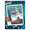 Ravensburger CreArt Zermatt in Svizzera Kit per Dipingere con i Numeri Contiene Tavola Prestampata 24x30 cm, Pennello, Colori e Accessori, Gioco Creativo per Adulti 14+ Anni