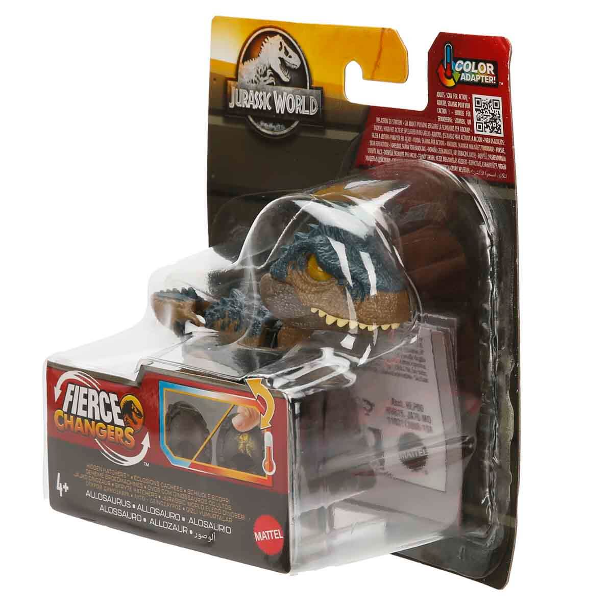 Mattel Jurassic World Allosaurus Trasformazione 2 in 1 HVB15