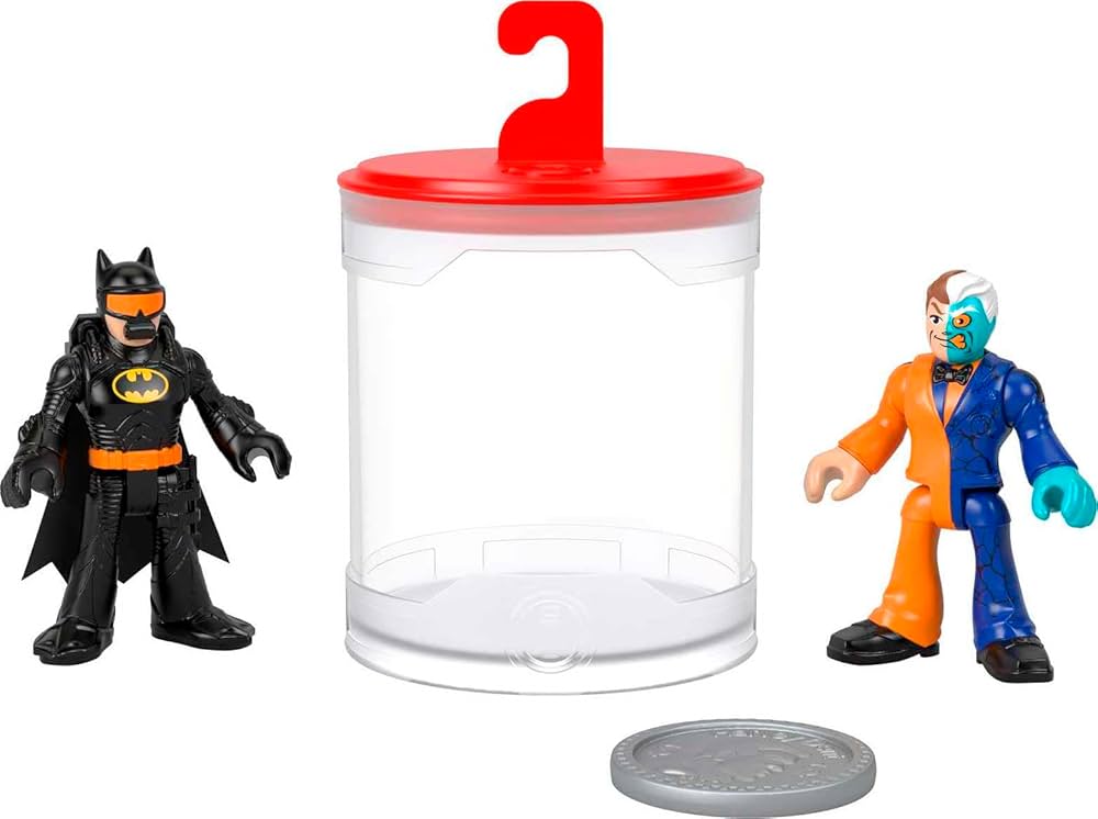 Fisher-Price Imaginext DC Super Friends Batman & Two Face Giocattoli per bambini