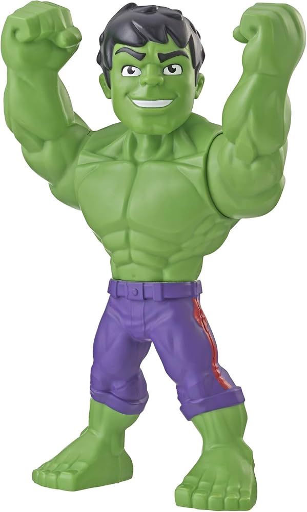 Hasbro Playskool Heroes Hulk action figure 25 cm Marvel Super Hero Adventures Mega Mighties E4149ES0