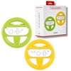 NINTENDO SWITCH 2 Volante simulatore guida Dual Wheel for Joy Con 2 Green e Yellow