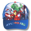 Cappellino Avengers da baseball Parasole Regolabile Velcro Misura 54 cm con Hulk Captain America Iron Man