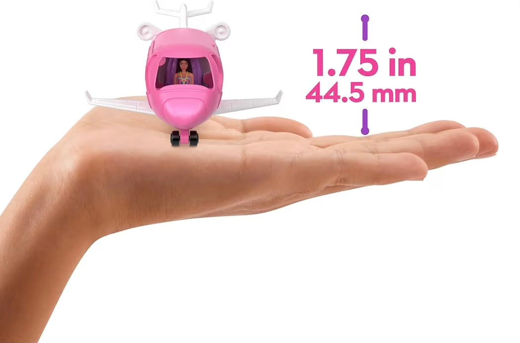 Mattel Barbie Mini BarbieLand Aereo dei Sogni HYF40 con Mini Bambola e Veicolo