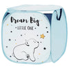 Cesto Portagiochi Bear in Nylon Pieghevole Contenitore Cameretta 45x45x45cm