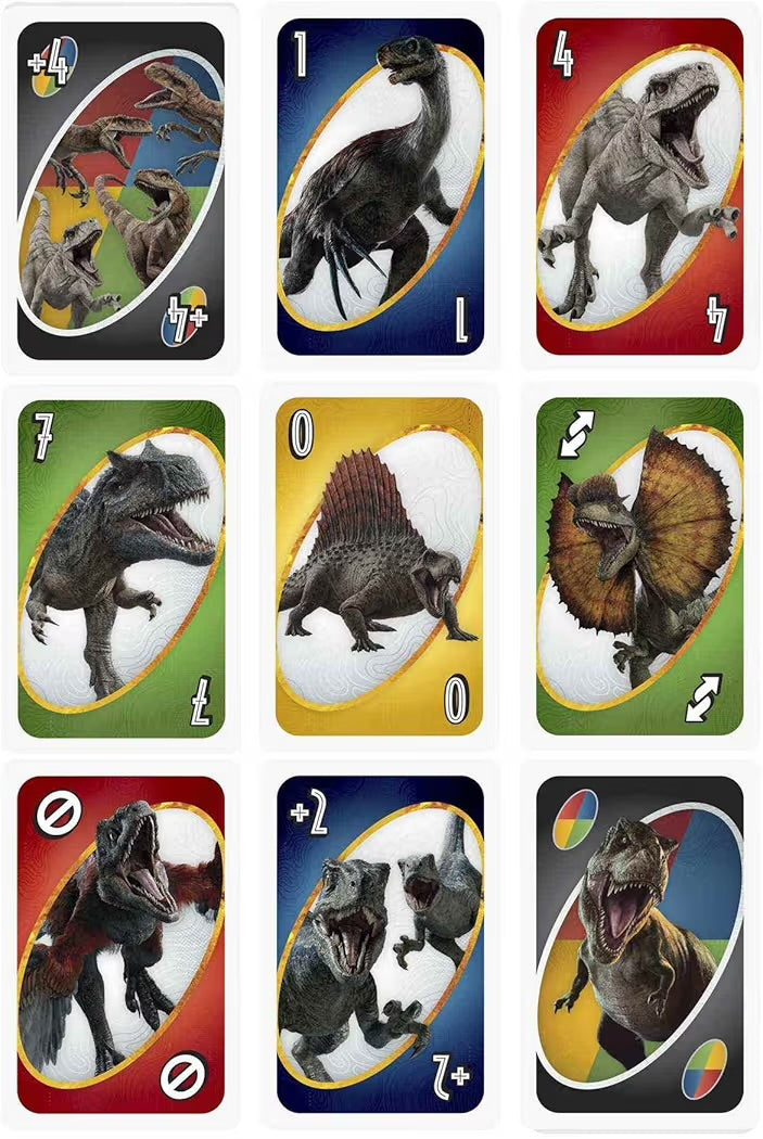 Mattel Games UNO Jurassic World Dominion GXD72 Gioco di Carte