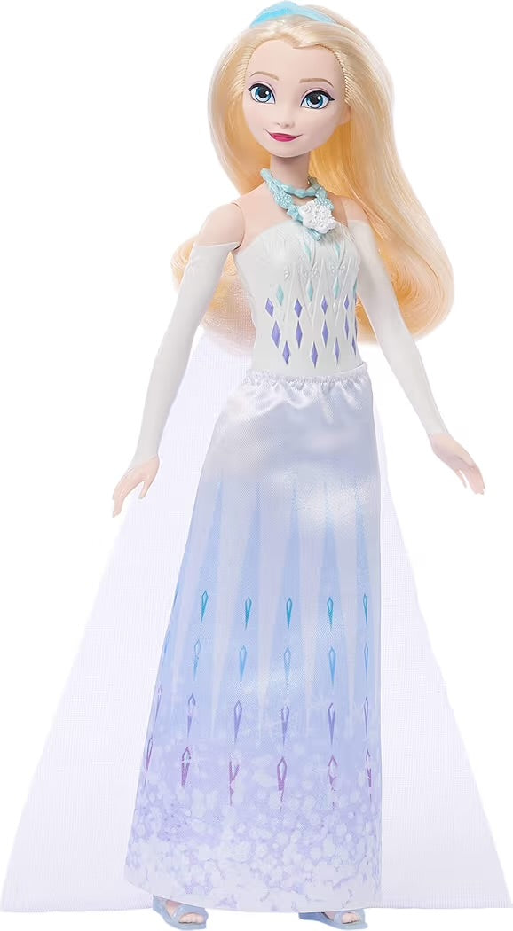 Mattel Frozen Elsa Jewel Reveal bambola con 9 accessori